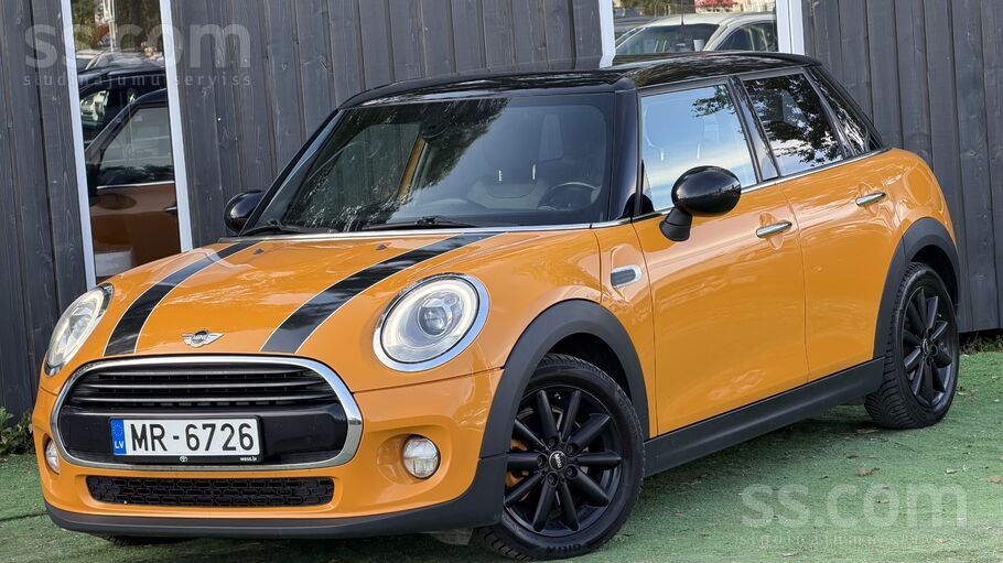 2015 MINI Cooper, oranžová, 160 000 km, Lotyšsko — foto 1 2015 MINI Cooper, oranžová, 160 000 km, Lotyšsko — foto 1