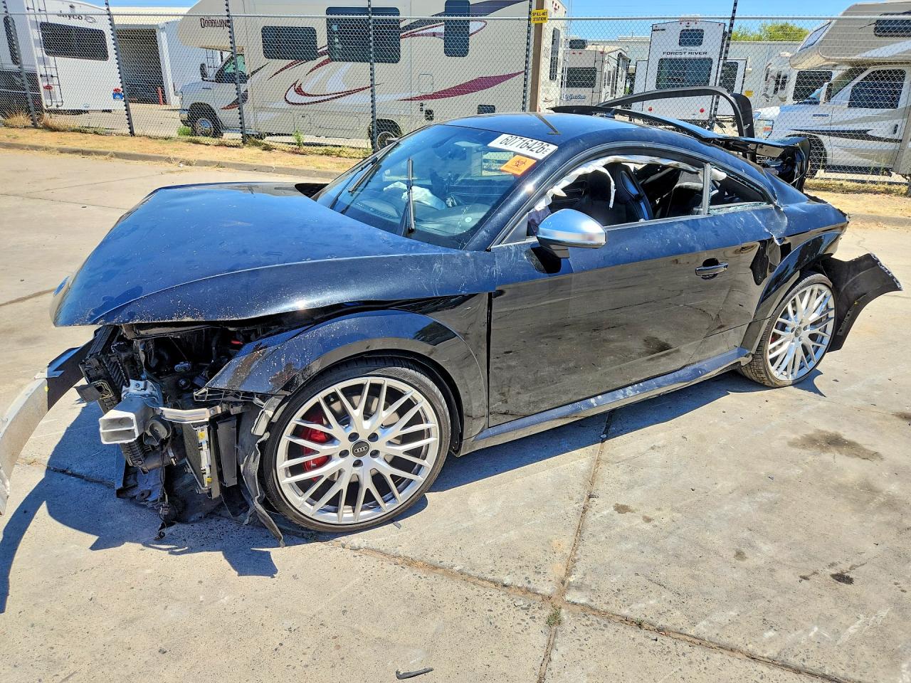 2016 Audi TTS, čierna, dovoz USA — foto 1