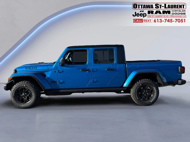 2026 Jeep Gladiator Willys | CARPLAY, modrá, 1 km, dovoz Kanada — foto 4 z 5
