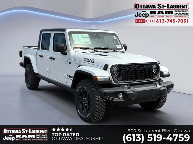 2026 Jeep Gladiator Willys | WILLYS, biela, 1 km, dovoz Kanada — foto 1