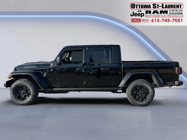 2026 Jeep Gladiator Willys | LOCKER, čierna, 1 km, dovoz Kanada — foto 4 z 5