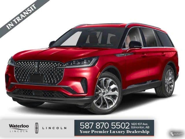 2026 Lincoln Aviator Reserve, červená, 10 km, dovoz Kanada — foto 1 z 3 2026 Lincoln Aviator Reserve, červená, 10 km, dovoz Kanada — foto 1 z 3