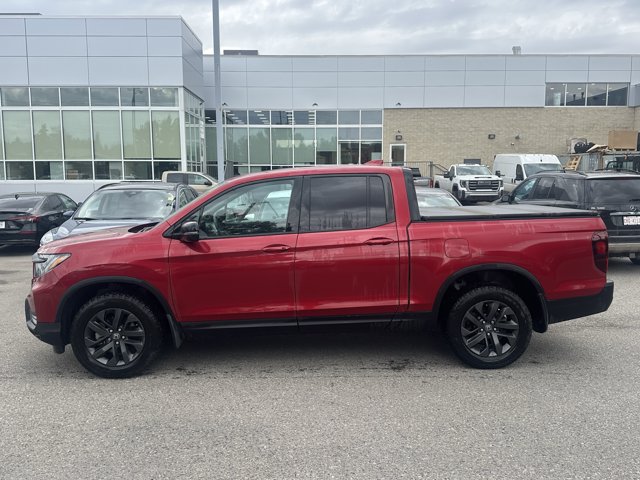 2021 Honda Ridgeline Sport, červená, 83 579 km, dovoz Kanada — foto 3 z 20
