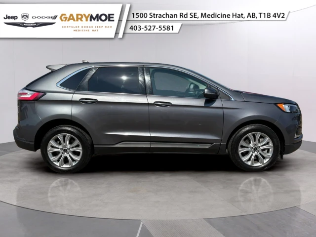 2024 Ford Edge Titanium AWD, sivá, 77 267 km, dovoz Kanada — foto 2 z 5