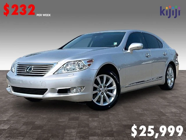 2010 Lexus Ls 460 AWD 460, strieborná, 69 505 km, dovoz Kanada — foto 1