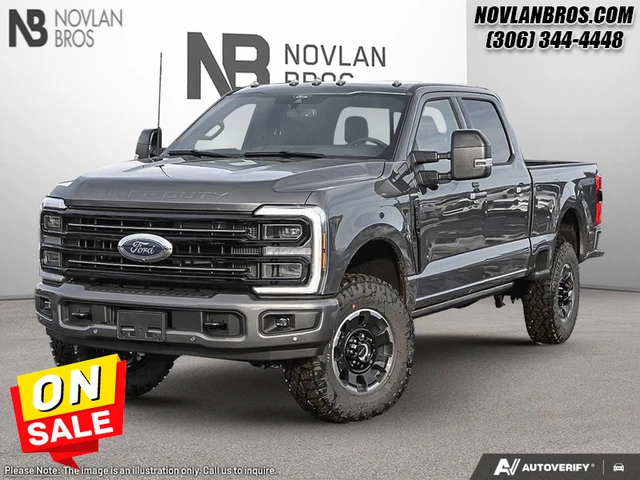 2026 Ford F-350 Super Duty Platinum, sivá, 1 km, dovoz Kanada — foto 1