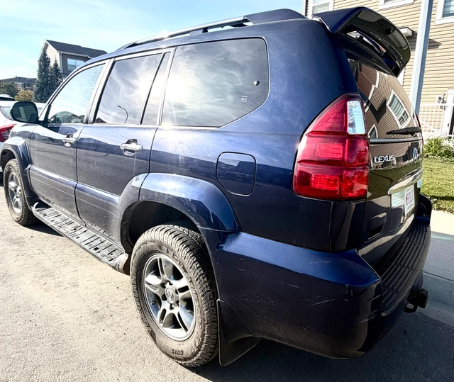 2009 Lexus GX470 premium, modrá, 198 000 km, dovoz Kanada — foto 4 z 5