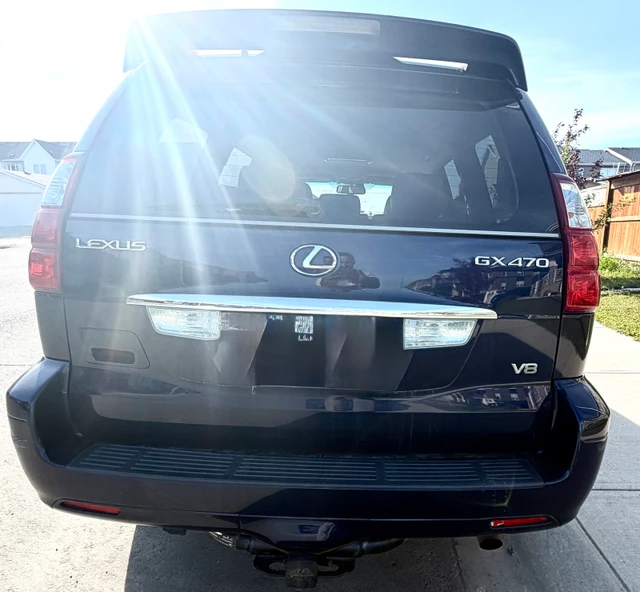 2009 Lexus GX470 premium, modrá, 198 000 km, dovoz Kanada — foto 5 z 5