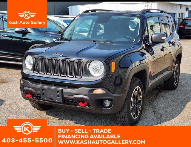 2016 Jeep Renegade Trailhawk, čierna, 177 917 km, dovoz Kanada — foto 1