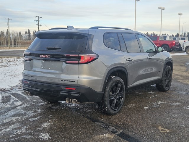 2026 GMC Acadia Elevation Premium Pkg Black Edition, sivá, 4 km, dovoz Kanada — foto 5 z 5