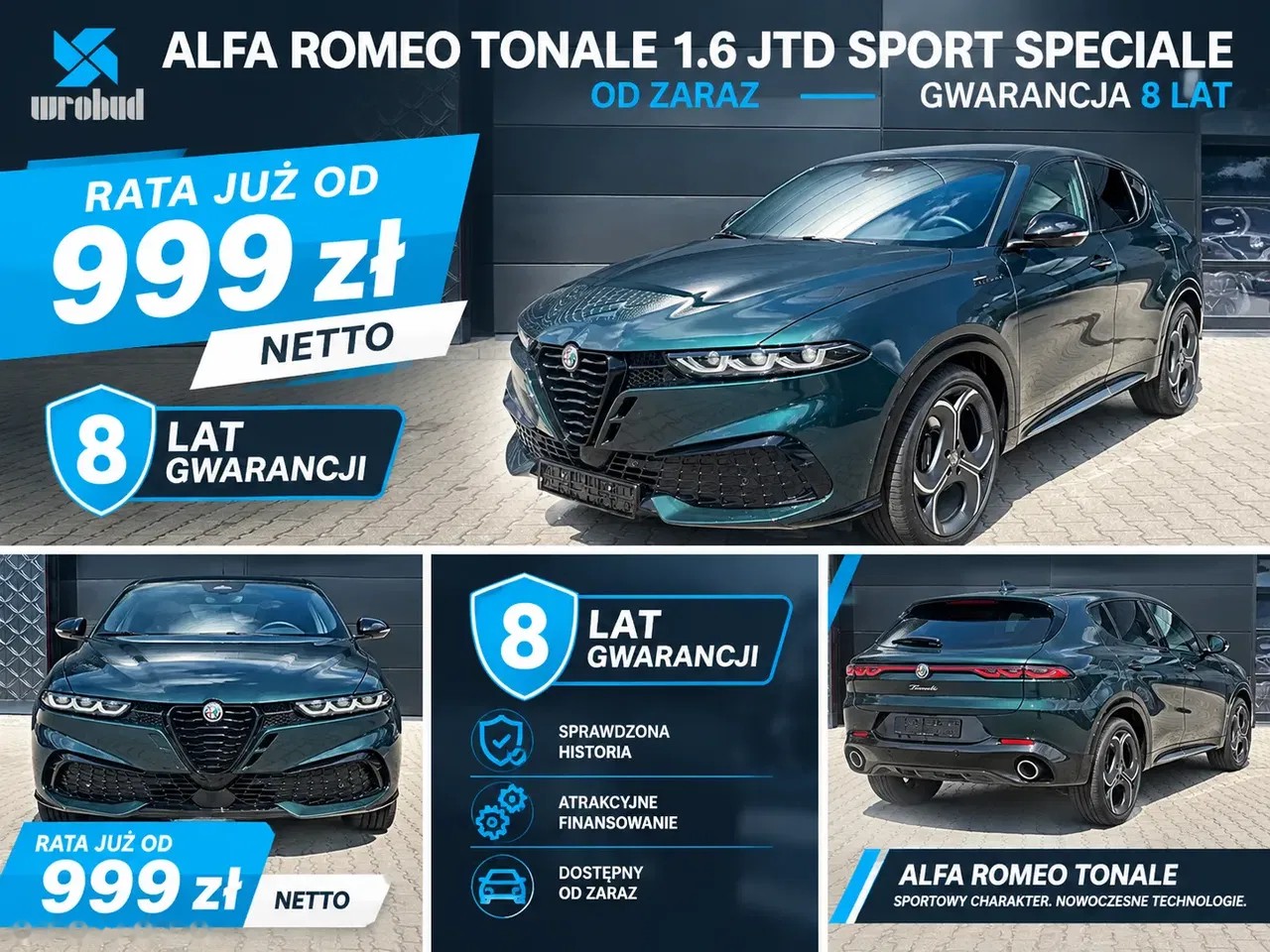 2026 Alfa Romeo Tonale, 1 km, Polsko — foto 1
