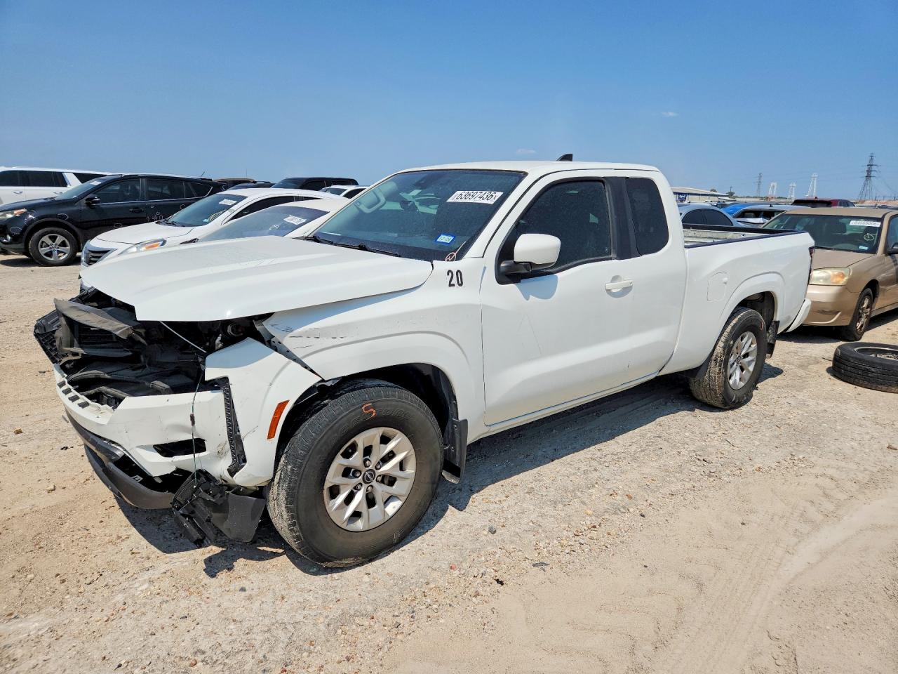 2024 Nissan FRONTIER SV, biela, 104 148 km, dovoz USA — foto 1