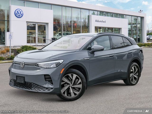 2024 Volkswagen Id 4 Pro | Screen Display | Backup Camera, sivá, 450 km, dovoz Kanada — foto 1