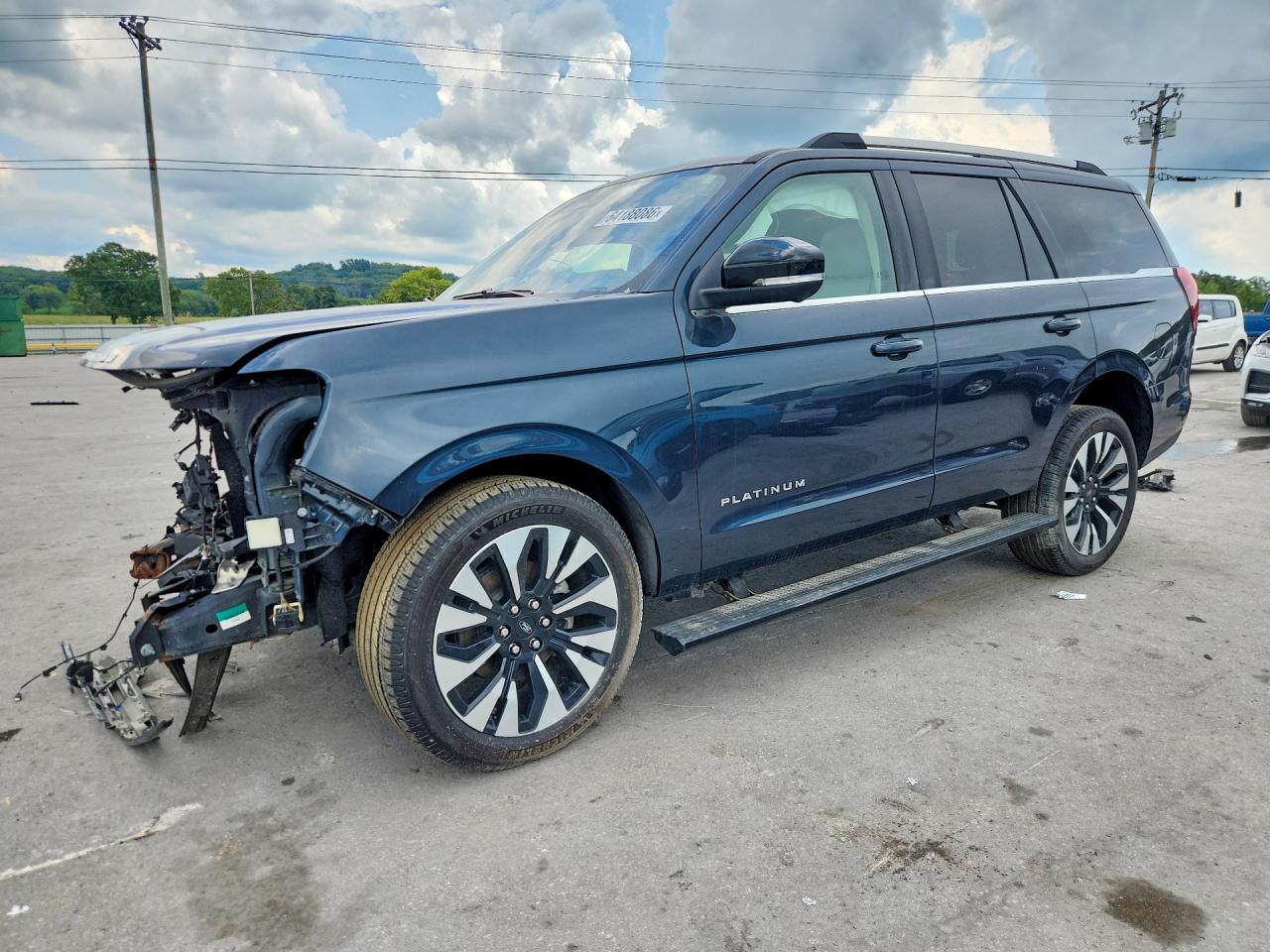 2025 Ford EXPEDITION PLATINUM, modrá, 27 735 km, dovoz USA — foto 1