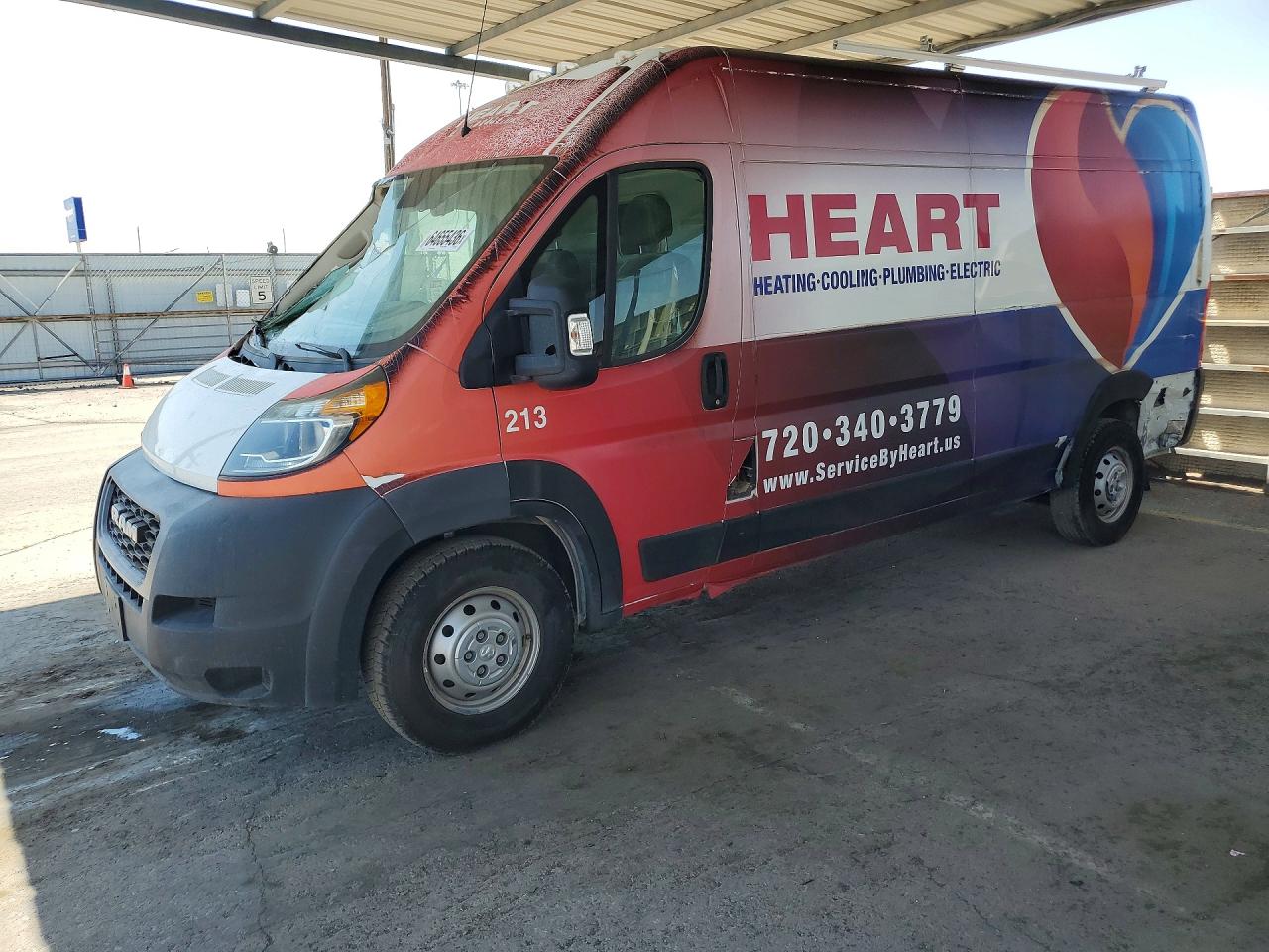 2021 RAM Promaster 2500 HIGH, TWO TONE, 112 187 km, dovoz USA — foto 1