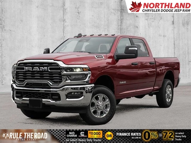 2026 RAM 3500 Big Horn, červená, 15 km, dovoz Kanada — foto 1