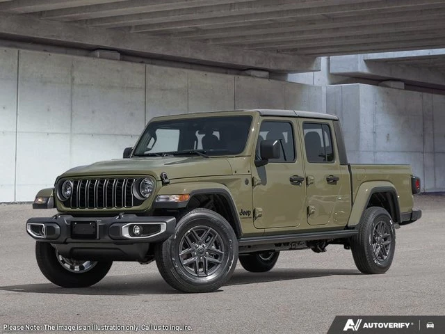 2026 Jeep Gladiator Sport S, zelená, dovoz Kanada — foto 1 z 20 2026 Jeep Gladiator Sport S, zelená, dovoz Kanada — foto 1 z 20