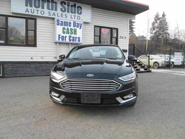 2018 Ford Fusion Titanium, čierna, 136 411 km, dovoz Kanada — foto 2 z 15