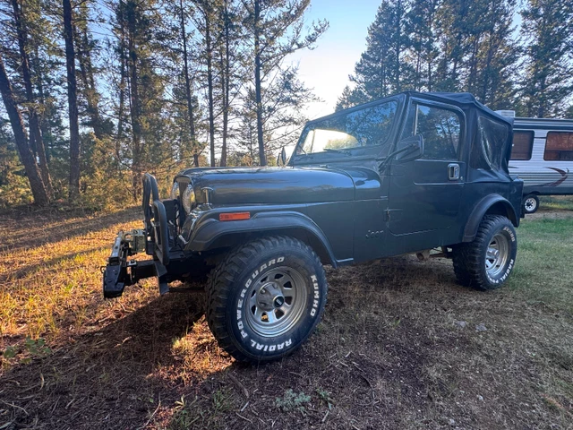 1986 Jeep Cj, čierna, 104 000 km, dovoz Kanada — foto 4 z 5