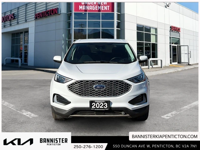 2023 Ford Edge SEL AWD, biela, 73 820 km, dovoz Kanada — foto 2 z 20