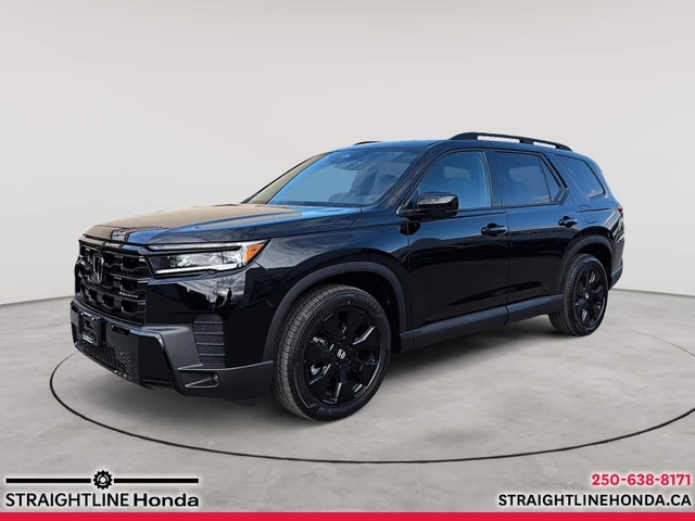 2026 Honda Pilot BLACK EDITION, čierna, 12 km, dovoz Kanada — foto 1