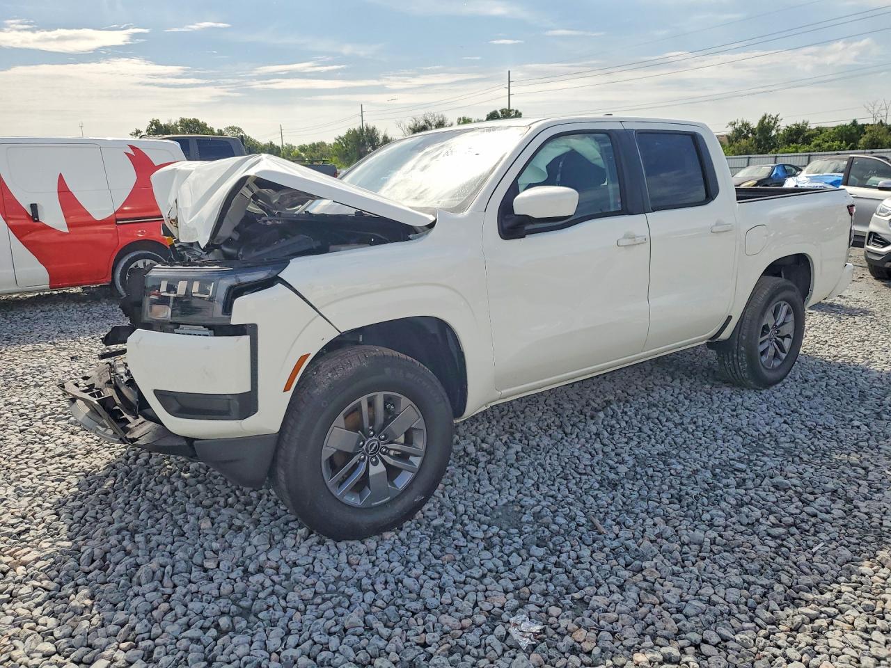 2026 Nissan FRONTIER, biela, 18 697 km, dovoz USA — foto 1