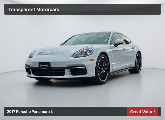 2017 Porsche Panamera 4, biela, 82 102 km, dovoz Kanada — foto 1