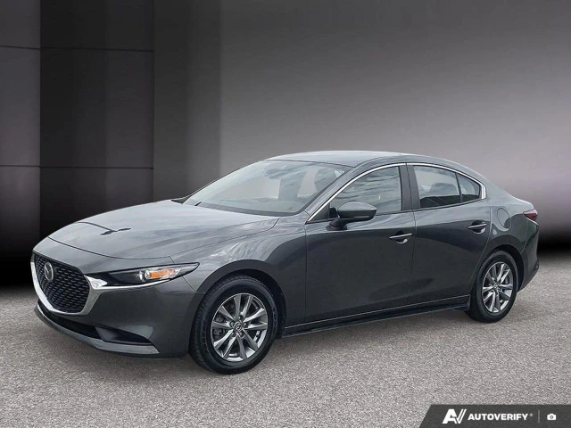 2023 Mazda 3 GS |mags| bluetooth, sivá, 39 923 km, dovoz Kanada — foto 1