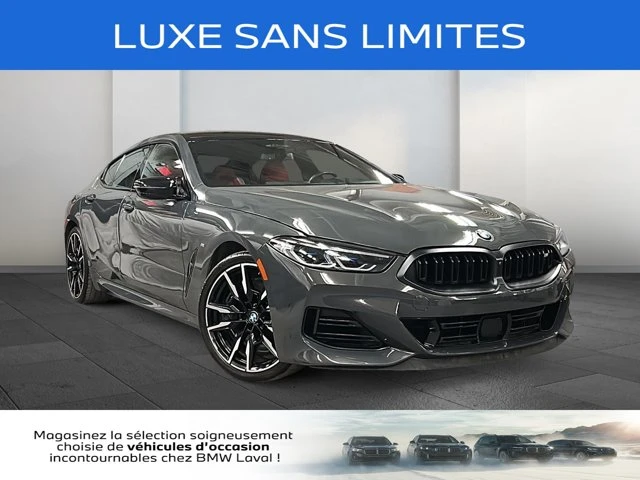 2024 BMW 8Series M850i xDrive, sivá, 36 707 km, dovoz Kanada — foto 1